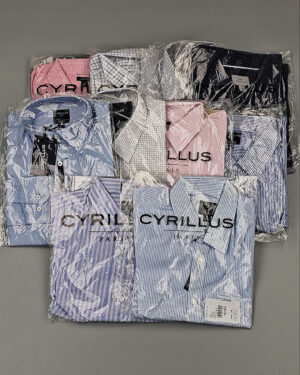 CYRILLUS Men рубашки дл/р AF28 - Сток оптом